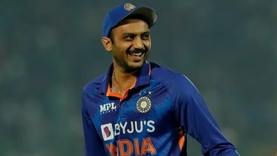 Axar Patel returned expensive figures in the first T20I.&nbsp; (Getty)