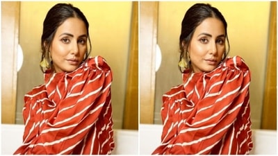 “Hello beautiful,” Hina accompanied her pictures with these words. (Instagram/@realhinakhan) “Hello beautiful,” Hina accompanied her pictures with these words. (Instagram/@realhinakhan)