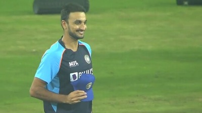 Harshal Patel. (Twitter/BCCI) Harshal Patel. (Twitter/BCCI)