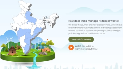The infographic showcases the steps taken by the aforementioned state governments to build cost-effective and inclusive urban sanitation programs. (Photo via NFSSM) The infographic showcases the steps taken by the aforementioned state governments to build cost-effective and inclusive urban sanitation programs. (Photo via NFSSM)