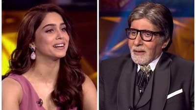 Sharvari Wagh could not help but laugh at Amitabh Bachchan’s comment. Sharvari Wagh could not help but laugh at Amitabh Bachchan’s comment.