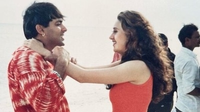 Karisma Kapoor and Salman Khan in a throwback (Instagram). Karisma Kapoor and Salman Khan in a throwback (Instagram).