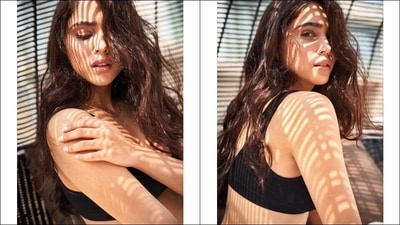 Styled by celebrity and fashion stylist Meagan Concessio, Sharvari accessorised her look only with a golden chain from Zariin Jewelry. (Instagram/sharvari) Styled by celebrity and fashion stylist Meagan Concessio, Sharvari accessorised her look only with a golden chain from Zariin Jewelry. (Instagram/sharvari)