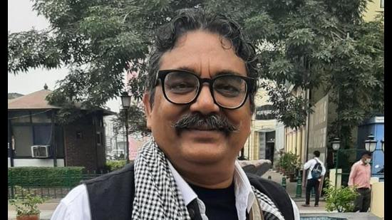 Actor Vineet Kumar at Hazratganj in Lucknow. (Deep Saxena) Actor Vineet Kumar at Hazratganj in Lucknow. (Deep Saxena)