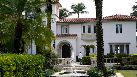 “He lives in Madonna’s former master bedroom. He literally sleeps overlooking the most magnificent view in an Italian custom bed in the former bedroom of the greatest pop star in the world," said real estate agent Ruthie Assouline who nabbed the listing with her husband Ethan for the 1.2-acre (0.5 hectare) property in a row of a half-dozen waterfront homes next to a public county park and on the same street where Sylvester Stallone once lived.(AP)