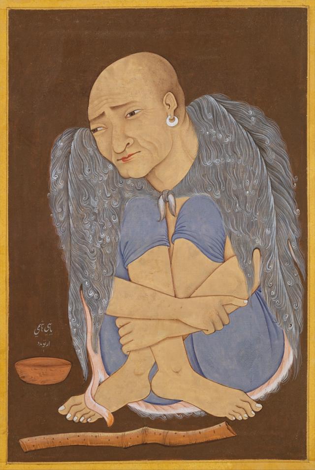Portrait of a Sufi; ink, opaque watercolour and gold on paper, c1600-1620. (Shutterstock)
