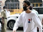 Aryan Khan, son of Bollywood actor Shah Rukh Khan, reaches Narcotics Control Bureau's (NCB) office for his weekly attendance.(Deepak Salvi) Aryan Khan, son of Bollywood actor Shah Rukh Khan, reaches Narcotics Control Bureau's (NCB) office for his weekly attendance.(Deepak Salvi)