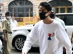 Aryan Khan, son of Bollywood actor Shah Rukh Khan, at the Narcotics Control Bureau's (NCB) office for his weekly attendance. Aryan Khan, son of Bollywood actor Shah Rukh Khan, at the Narcotics Control Bureau's (NCB) office for his weekly attendance.