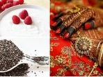 So, you are ready to get married but not sure about what to include in your diet? Munching sensibly on nuts, drinking a glass of vegetable juice, having a bowl of papaya are some of the things that could make your skin glow, boost energy levels while keeping you in perfect shape. Here are tips from nutritionist Nmami Agarwal.(Pixabay) So, you are ready to get married but not sure about what to include in your diet? Munching sensibly on nuts, drinking a glass of vegetable juice, having a bowl of papaya are some of the things that could make your skin glow, boost energy levels while keeping you in perfect shape. Here are tips from nutritionist Nmami Agarwal.(Pixabay)