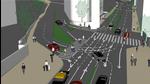 A blueprint of the proposed Nepean Sea Road footpath project. (BMC) A blueprint of the proposed Nepean Sea Road footpath project. (BMC)