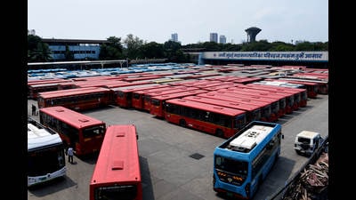 NMMT has responded positively to Tata Centre’s request for bus services between Parel and Kharghar. (HT FILE PHOTO)