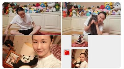 A Tweet from Chinese journalist Shen Shiwei's Twitter account allegedly showing recent photos of Chinese tennis player Peng Shuai are seen in this screen grab obtained via social media on Saturday. (REUTERS) A Tweet from Chinese journalist Shen Shiwei's Twitter account allegedly showing recent photos of Chinese tennis player Peng Shuai are seen in this screen grab obtained via social media on Saturday. (REUTERS)