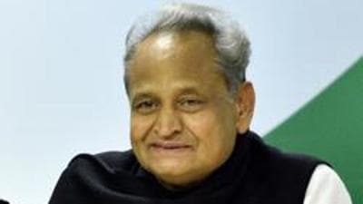 Rajasthan chief minister Ashok Gehlot convened a meeting of the Council of Ministers at his residence on Saturday and there the members were asked to tender their resignations to facilitate the cabinet reshuffle. (HT PHOTO.) Rajasthan chief minister Ashok Gehlot convened a meeting of the Council of Ministers at his residence on Saturday and there the members were asked to tender their resignations to facilitate the cabinet reshuffle. (HT PHOTO.)