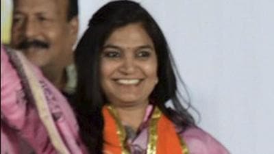 Shiv Sena MP Bhavana Gawali has been called before the investigators of ED on November 24. (HT FILE)