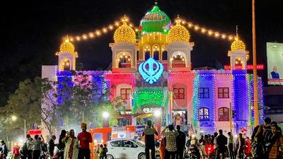 Guru Nanak was born on April 15, 1469, at Rai Bhoi Ki Talwandi, near Lahore, which is in the Sekhpura district of modern-day Pakistan. (PTI) Guru Nanak was born on April 15, 1469, at Rai Bhoi Ki Talwandi, near Lahore, which is in the Sekhpura district of modern-day Pakistan. (PTI)