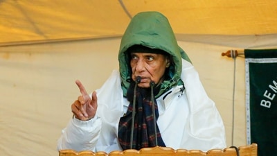 Rajnath said that India wants good ties with its neighbours and has never attacked any country. (PTI) Rajnath said that India wants good ties with its neighbours and has never attacked any country. (PTI)