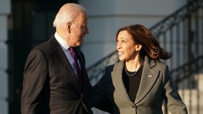 US President Joe Biden (L) and US Vice President Kamala Harris. (AFP) US President Joe Biden (L) and US Vice President Kamala Harris. (AFP)