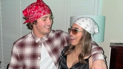 Aaliyah Kashyap also shared a goofy moment from the party. (aaliyahkashyap/Instagram) Aaliyah Kashyap also shared a goofy moment from the party. (aaliyahkashyap/Instagram)