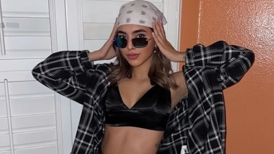 Aaliyah Kashyap gave off major retro vibes at a 90s theme party recently. (aaliyahkashyap/Instagram) Aaliyah Kashyap gave off major retro vibes at a 90s theme party recently. (aaliyahkashyap/Instagram)