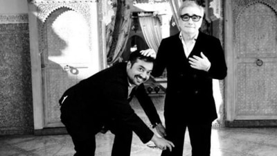 Anurag Kashyap with Martin Scorsese. Anurag Kashyap with Martin Scorsese.