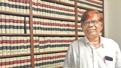 Former Madras high court judge Justice K Chandru said the movie Jai Bhim states it’s fictional and has a certification from the censor board. (HT Photo) Former Madras high court judge Justice K Chandru said the movie Jai Bhim states it’s fictional and has a certification from the censor board. (HT Photo)