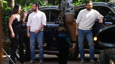 Kareena Kapoor and Saif Ali Khan have worked together in quite a few films like Omkara, Tashan, Kurbaan and Agent Vinod. (Varinder Chawla) 