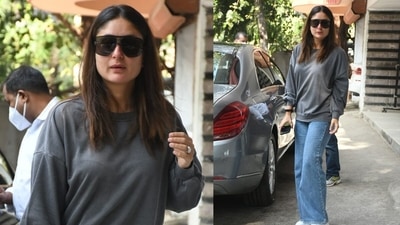 Kareena Kapoor was spotted at her manager's office in Khar on Saturday morning. (Varinder Chawla) 