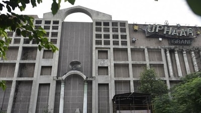 Uphaar cinema's property at Green Park in New Delhi. Uphaar cinema's property at Green Park in New Delhi.