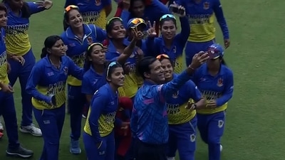 Railways clinched the Women's Senior One Day Trophy on Saturday. (Twitter/BCCIWomen) Railways clinched the Women's Senior One Day Trophy on Saturday. (Twitter/BCCIWomen)