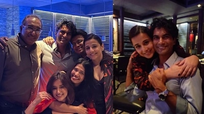 Vidya Balan with Ileana D'Cruz and Sendhil Ramamurthy.