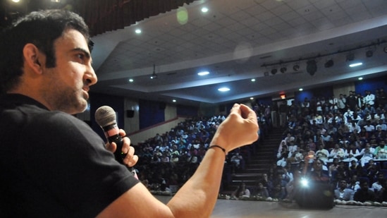Gambhir criticised Punjab Congress chief Sidhu over his remarks on Imran Khan. (PTI Photo)