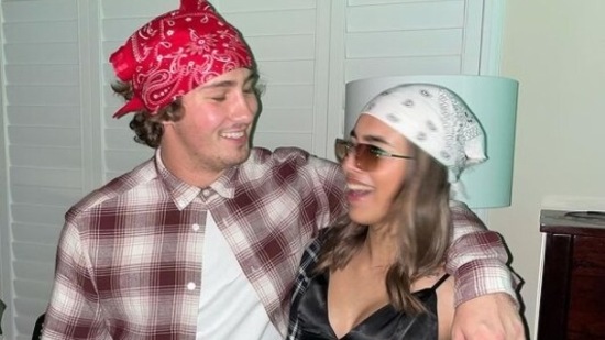aaliyahkashyap5 1637416622018 1637416633898 Aaliyah Kashyap also shared a goofy moment from the party. (aaliyahkashyap/Instagram)