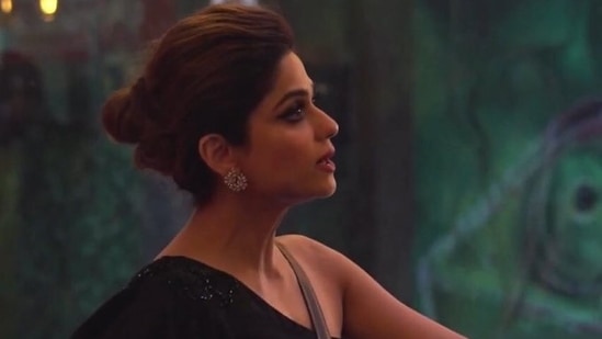 Shamita Shetty on Bigg Boss 15 Weekend Ka Vaar episode. 
