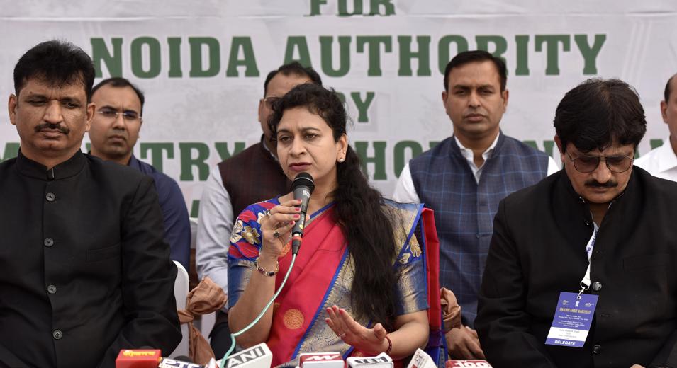 File photo of Noida CEO Ritu Maheshwari. File photo of Noida CEO Ritu Maheshwari.