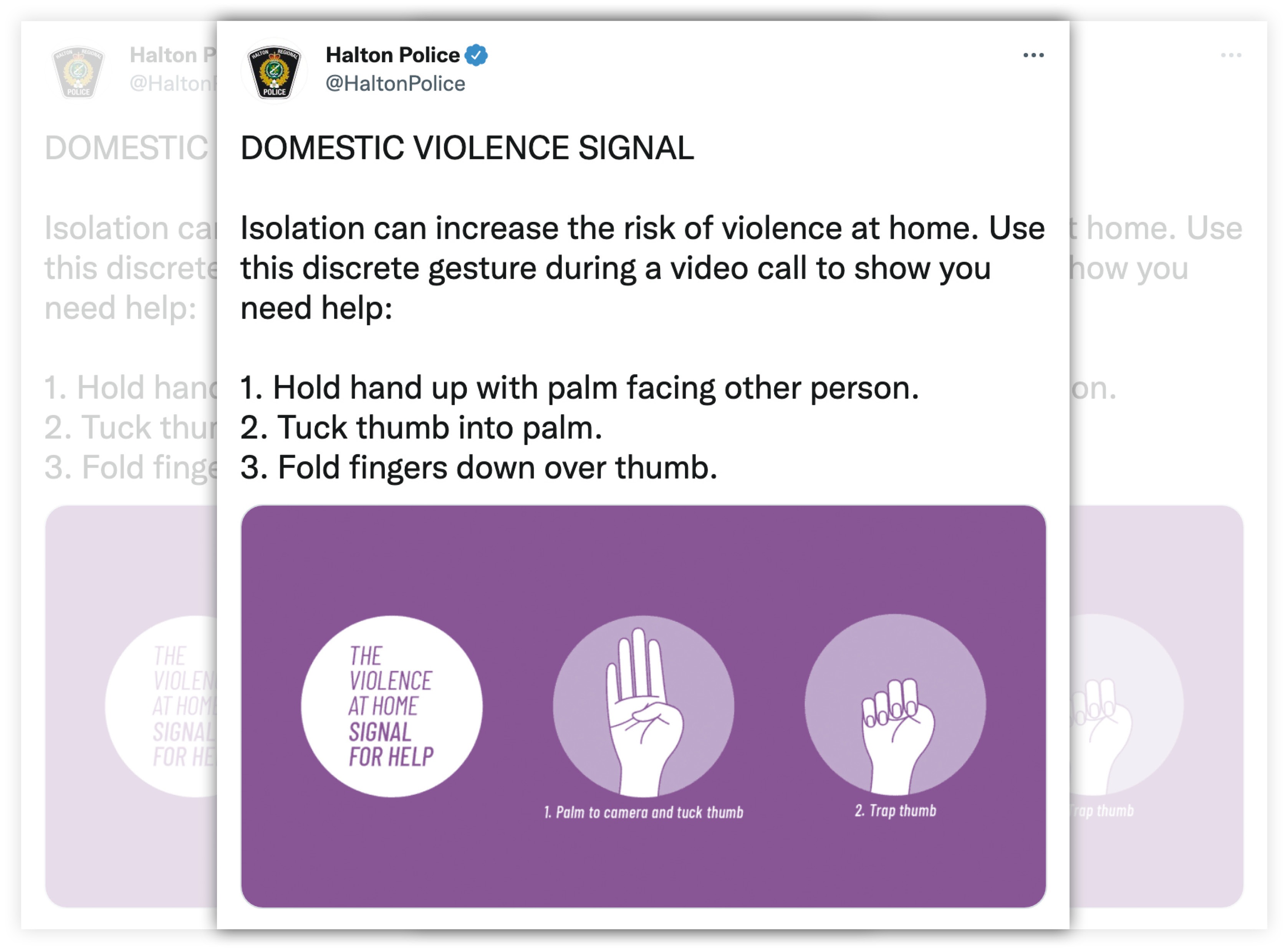 How to make the gesture for help How to make the gesture for help
