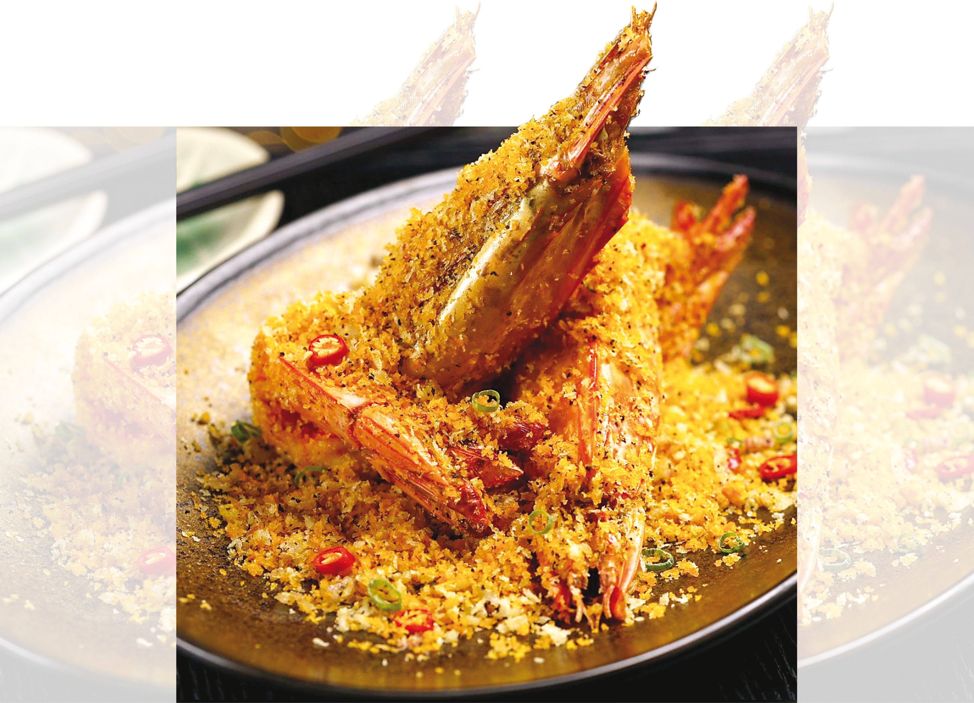 Tiger prawns at Hutong Dubai, where the service is surprisingly good and personalised Tiger prawns at Hutong Dubai, where the service is surprisingly good and personalised