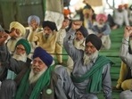 The SKM has also written an open letter to the PM seeking immediate resumption of talks with the government over six of their pending demands. In picture - Farmers at Delhi's Singhu border. The SKM has also written an open letter to the PM seeking immediate resumption of talks with the government over six of their pending demands. In picture - Farmers at Delhi's Singhu border.