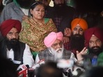 New Delhi: Farmer leader Balbir Singh Rajewal addresses the media on the repeal of the three farm laws at the Singhu border in New Delhi. (PTI / File Photo) New Delhi: Farmer leader Balbir Singh Rajewal addresses the media on the repeal of the three farm laws at the Singhu border in New Delhi. (PTI / File Photo)