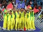 Australia celebrate after winning the T20 World Cup