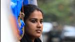 Anupama S Chandran, a former SFI leader, has alleged that her baby boy was secretively given away for adoption by her parents. (Vivek R Nair / HT Photo) Anupama S Chandran, a former SFI leader, has alleged that her baby boy was secretively given away for adoption by her parents. (Vivek R Nair / HT Photo)