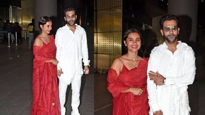 Patralekhaa and Rajkummar Rao opted for Sabyasachi Mukherjee-designed attires for their wedding. Sabyasachi also designed the mangalsutra which Rajkummar gave to his wife Patralekhaa. Specially designed, this mangalsutra is made of 18 carat gold, pearl and hessonite garnet stone. It is further adorned with gold and black moti. The mangalsutra is priced at  <span class='webrupee'>₹</span>1 lakh and 65 thousand rupees. (Instagram)