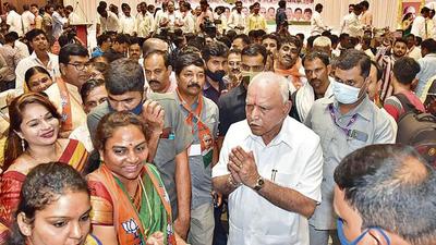 Karnataka’s ex-chief minister BS Yediyurappa expressed confidence in JD (S) to support the saffron party in the upcoming MLC elections. (Agencies)