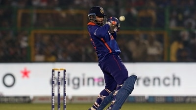 India's Rishabh Pant plays a shot during the first T20 International Match between India and New Zealand, at Sawai Mansingh Stadium in Jaipur on Wednesday. (ANI) India's Rishabh Pant plays a shot during the first T20 International Match between India and New Zealand, at Sawai Mansingh Stadium in Jaipur on Wednesday. (ANI)