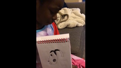 This is the hilarious sketch of her mother that the daughter drew. (reddit/@Sensitive_Suspect_69) This is the hilarious sketch of her mother that the daughter drew. (reddit/@Sensitive_Suspect_69)