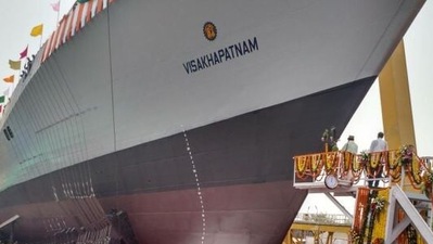 INS Visakhapatnam has been built by Mazagon Dock Shipbuilders. (File Photo) INS Visakhapatnam has been built by Mazagon Dock Shipbuilders. (File Photo)