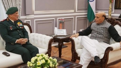 Defence minister Rajnath Singh and Chief of Defence Staff Gen Bipin Rawat have been tasked by Prime Minister Narendra Modi to operationalise military theatre commands. (File Photo)