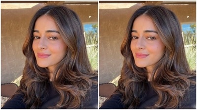 Here's a picture of Ananya chilling in the desert. (Instagram/@ananyapanday) Here's a picture of Ananya chilling in the desert. (Instagram/@ananyapanday)