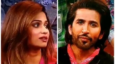Shamita Shetty and Vishal Kotian on Bigg Boss 15. Shamita Shetty and Vishal Kotian on Bigg Boss 15.