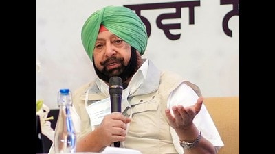 Former chief minister Capt Amarinder Singh said he won’t leave Patiala assembly seat. (HT Photo)