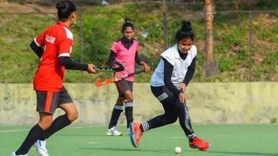 Successful players are conferred with the prestigious Shiv Chhatrapati award by the state government. (In pic) Hockey players during a match at Balewadi. (HT Photo) Successful players are conferred with the prestigious Shiv Chhatrapati award by the state government. (In pic) Hockey players during a match at Balewadi. (HT Photo)